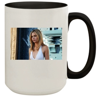 Sarah Michelle Gellar 15oz Colored Inner & Handle Mug