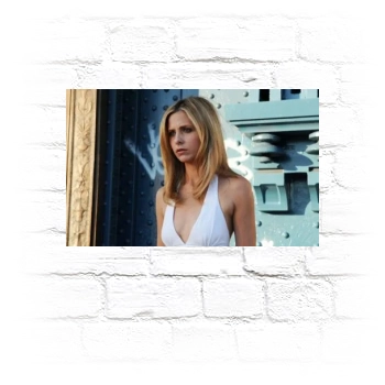 Sarah Michelle Gellar Metal Wall Art