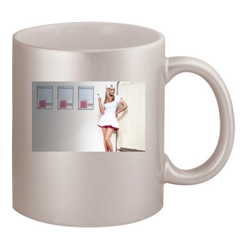 Sarah Michelle Gellar 11oz Metallic Silver Mug