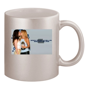 Sarah Michelle Gellar 11oz Metallic Silver Mug