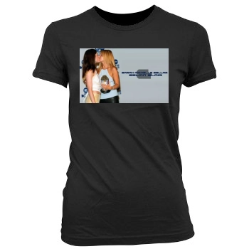 Sarah Michelle Gellar Women's Junior Cut Crewneck T-Shirt