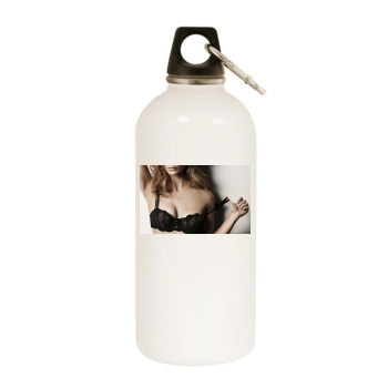 Sarah Michelle Gellar White Water Bottle With Carabiner