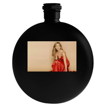 Sarah Michelle Gellar Round Flask