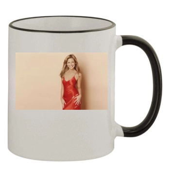 Sarah Michelle Gellar 11oz Colored Rim & Handle Mug