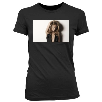 Sarah Michelle Gellar Women's Junior Cut Crewneck T-Shirt