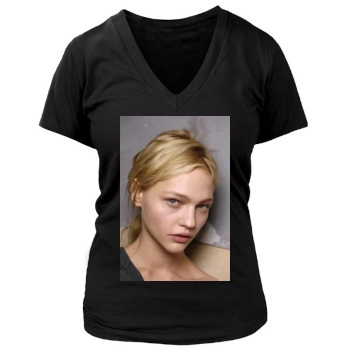 Sasha Pivovarova Women's Deep V-Neck TShirt