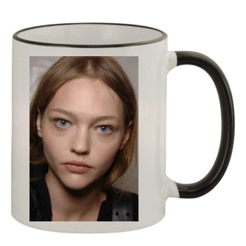 Sasha Pivovarova 11oz Colored Rim & Handle Mug