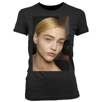 Sasha Pivovarova Women's Junior Cut Crewneck T-Shirt