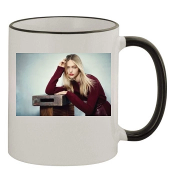 Sasha Pivovarova 11oz Colored Rim & Handle Mug