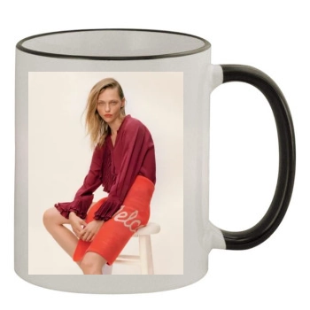 Sasha Pivovarova 11oz Colored Rim & Handle Mug