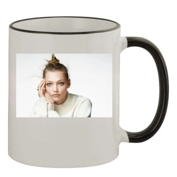 Sasha Pivovarova 11oz Colored Rim & Handle Mug