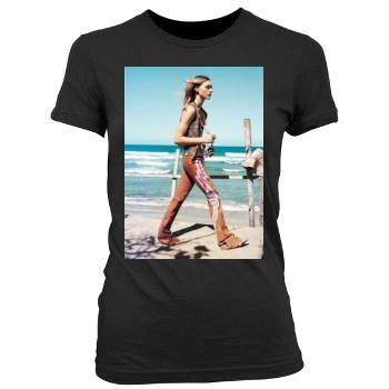 Sasha Pivovarova Women's Junior Cut Crewneck T-Shirt