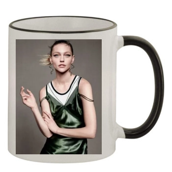 Sasha Pivovarova 11oz Colored Rim & Handle Mug