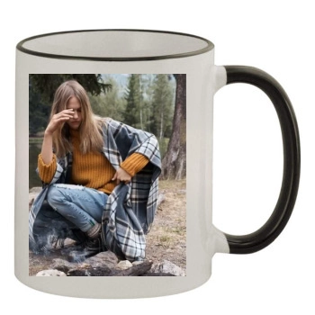 Sasha Pivovarova 11oz Colored Rim & Handle Mug