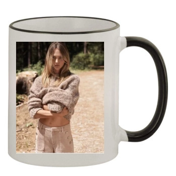 Sasha Pivovarova 11oz Colored Rim & Handle Mug