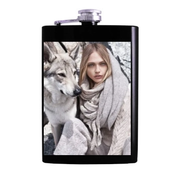 Sasha Pivovarova Hip Flask