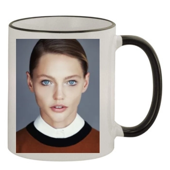 Sasha Pivovarova 11oz Colored Rim & Handle Mug