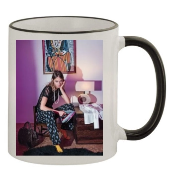 Sasha Pivovarova 11oz Colored Rim & Handle Mug