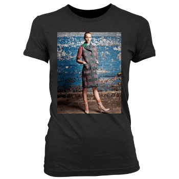 Sasha Pivovarova Women's Junior Cut Crewneck T-Shirt