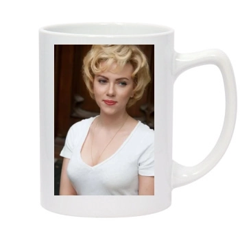 Scarlett Johansson 14oz White Statesman Mug