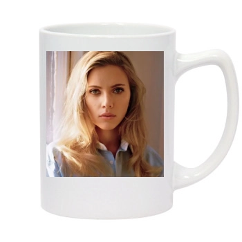 Scarlett Johansson 14oz White Statesman Mug