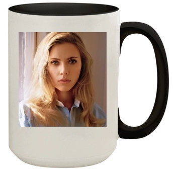 Scarlett Johansson 15oz Colored Inner & Handle Mug