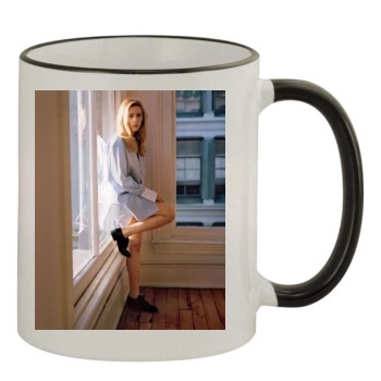 Scarlett Johansson 11oz Colored Rim & Handle Mug