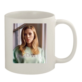 Scarlett Johansson 11oz White Mug