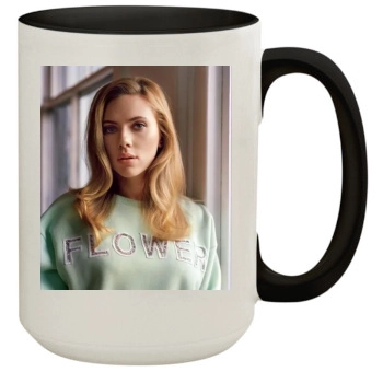 Scarlett Johansson 15oz Colored Inner & Handle Mug