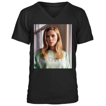 Scarlett Johansson Men's V-Neck T-Shirt