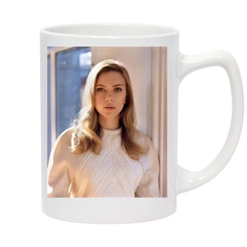 Scarlett Johansson 14oz White Statesman Mug