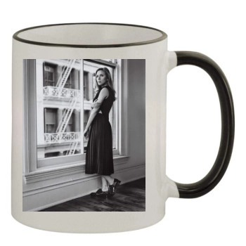 Scarlett Johansson 11oz Colored Rim & Handle Mug