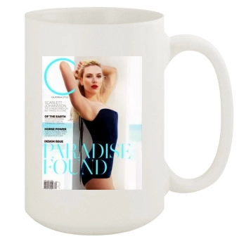 Scarlett Johansson 15oz White Mug