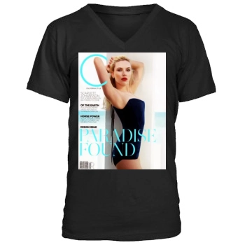 Scarlett Johansson Men's V-Neck T-Shirt