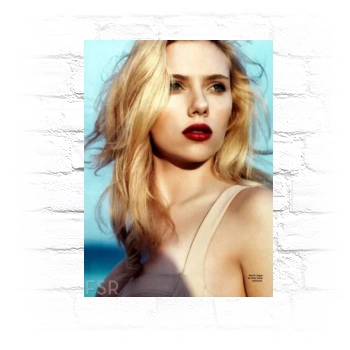 Scarlett Johansson Metal Wall Art