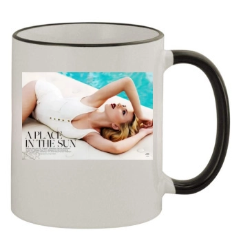 Scarlett Johansson 11oz Colored Rim & Handle Mug