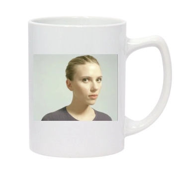 Scarlett Johansson 14oz White Statesman Mug