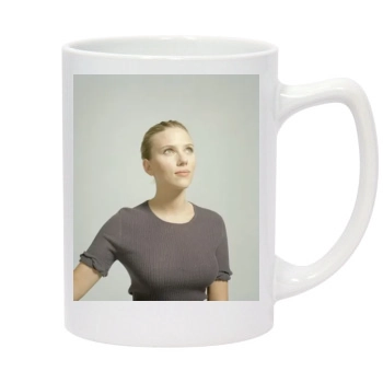 Scarlett Johansson 14oz White Statesman Mug