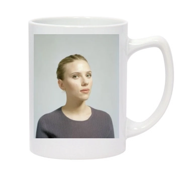 Scarlett Johansson 14oz White Statesman Mug