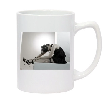 Scarlett Johansson 14oz White Statesman Mug