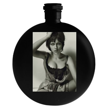 Scarlett Johansson Round Flask