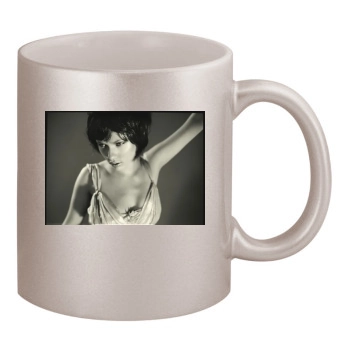 Scarlett Johansson 11oz Metallic Silver Mug