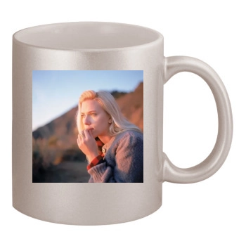 Scarlett Johansson 11oz Metallic Silver Mug