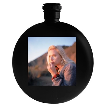 Scarlett Johansson Round Flask