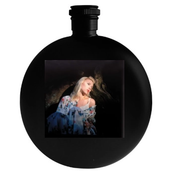 Scarlett Johansson Round Flask