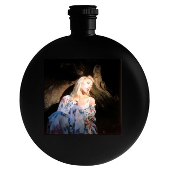 Scarlett Johansson Round Flask