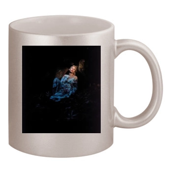 Scarlett Johansson 11oz Metallic Silver Mug