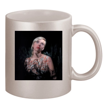 Scarlett Johansson 11oz Metallic Silver Mug