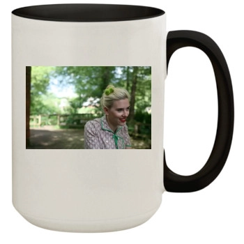 Scarlett Johansson 15oz Colored Inner & Handle Mug