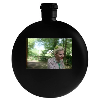 Scarlett Johansson Round Flask